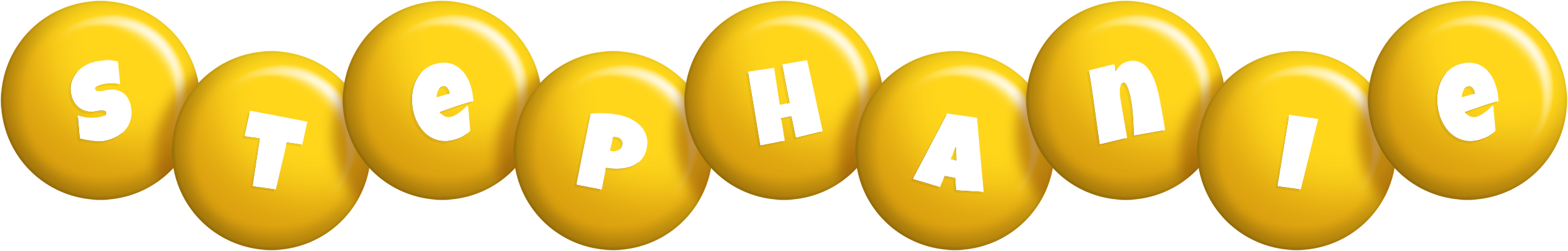 Stephanie candy-yellow logo