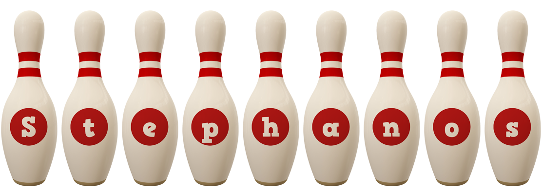 Stephanos bowling-pin logo