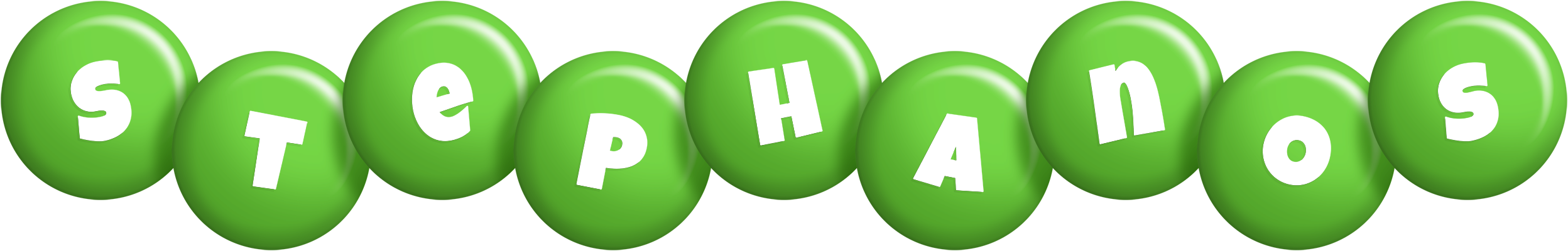Stephanos candy-green logo