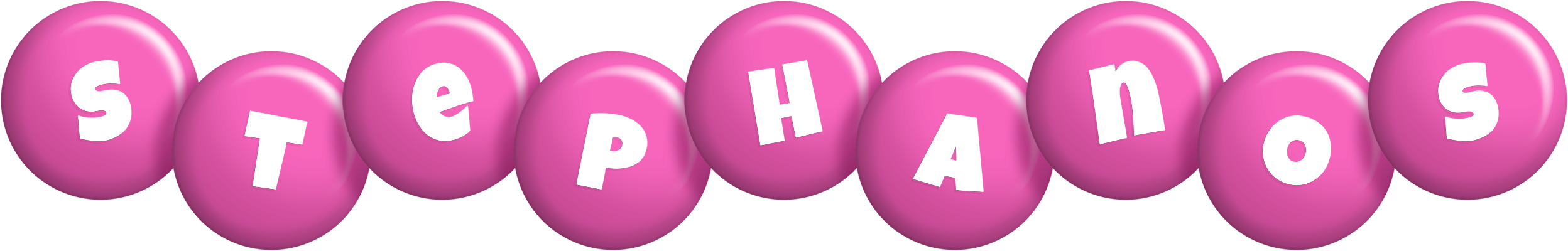 Stephanos candy-pink logo