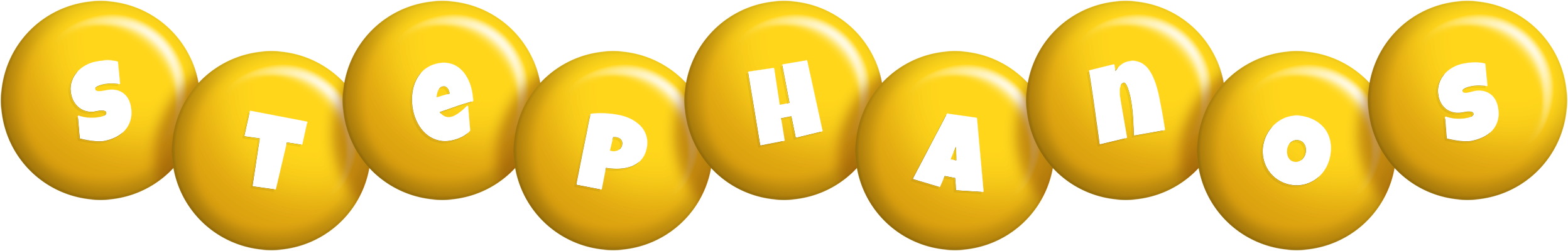 Stephanos candy-yellow logo