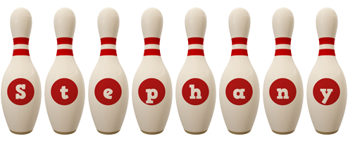 Stephany bowling-pin logo