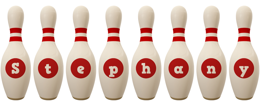 Stephany bowling-pin logo