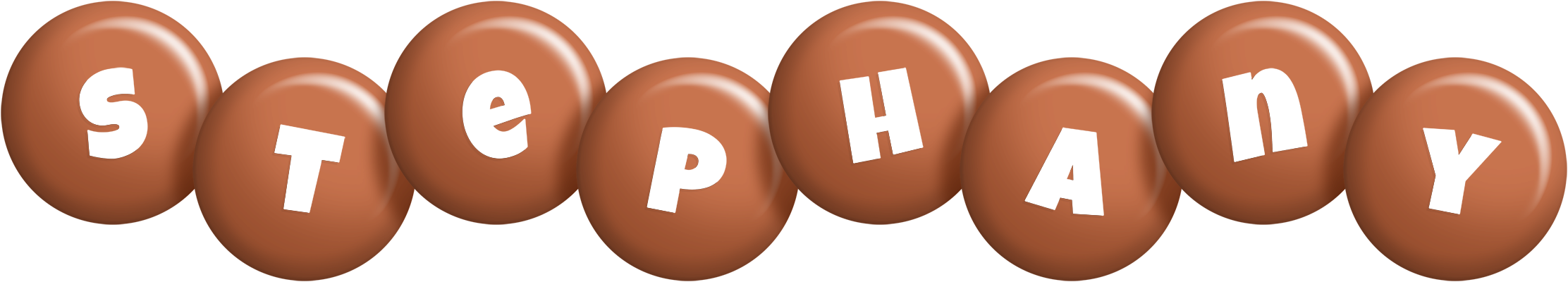 Stephany candy-brown logo