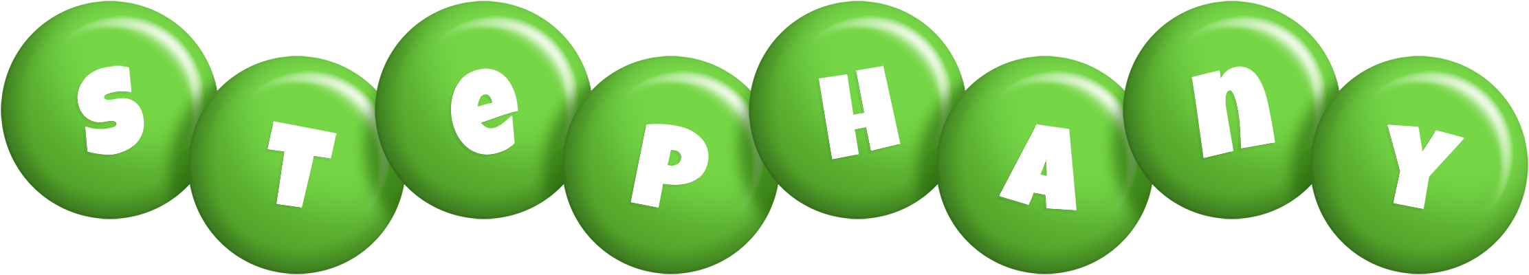 Stephany candy-green logo