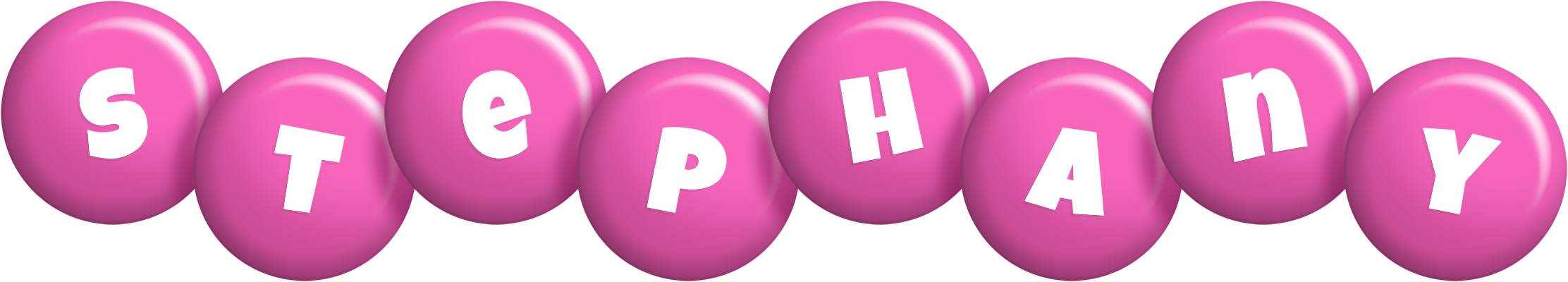 Stephany candy-pink logo