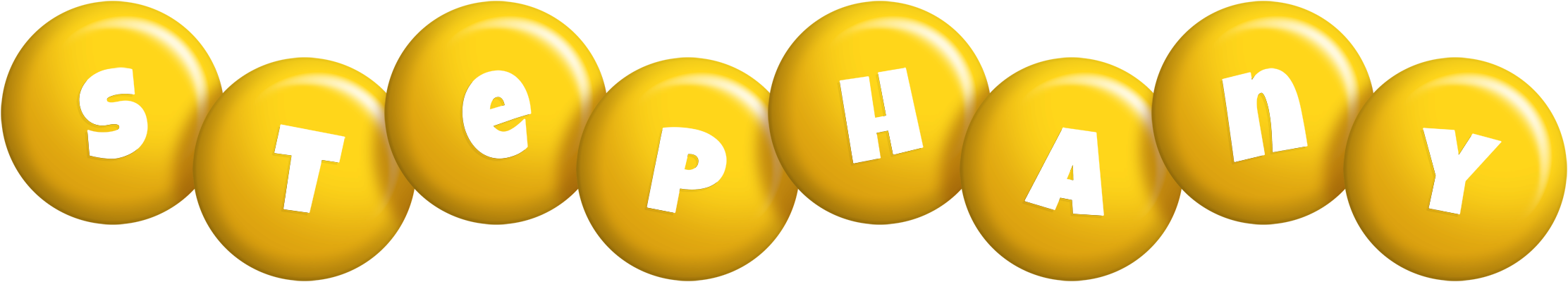 Stephany candy-yellow logo