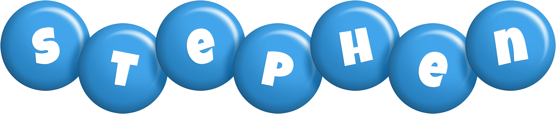 Stephen candy-blue logo