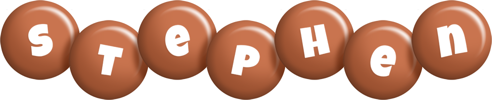 Stephen candy-brown logo