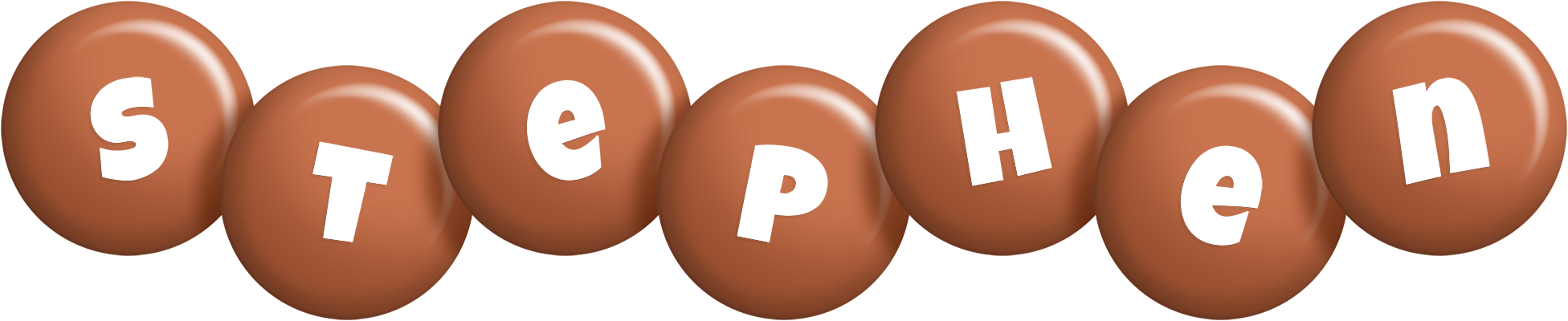 Stephen candy-brown logo