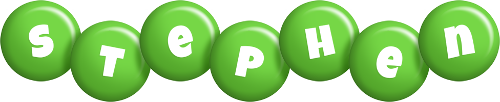 Stephen candy-green logo