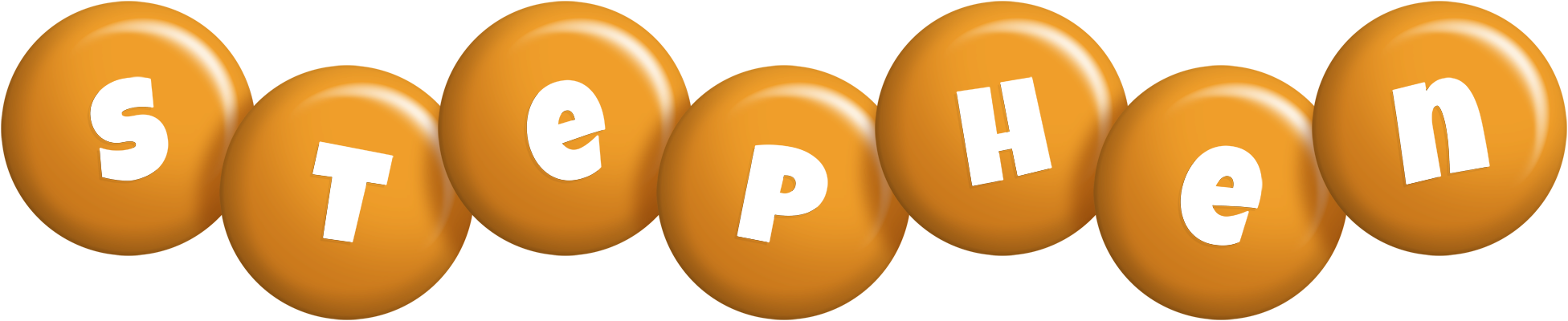 Stephen candy-orange logo