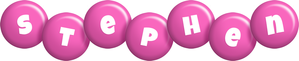 Stephen candy-pink logo