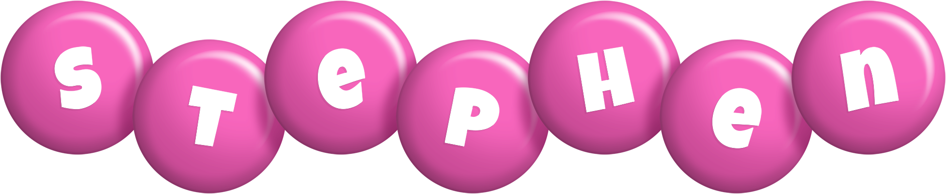 Stephen candy-pink logo