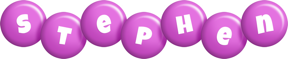 Stephen candy-purple logo