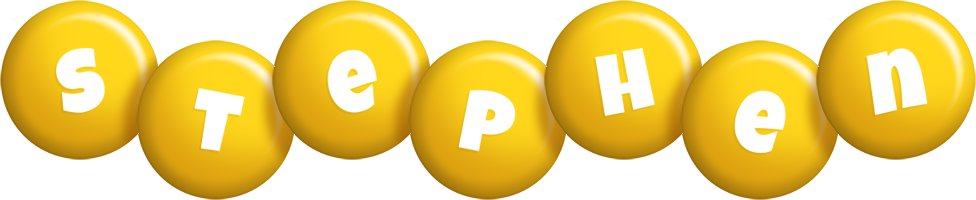 Stephen candy-yellow logo