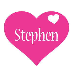Stephen love-heart logo