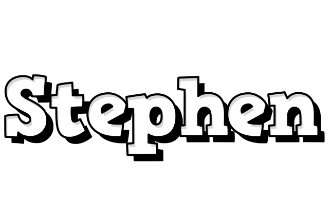 Stephen snowing logo
