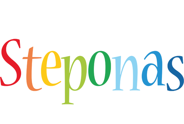 Steponas birthday logo