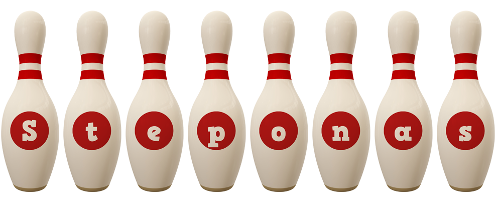 Steponas bowling-pin logo