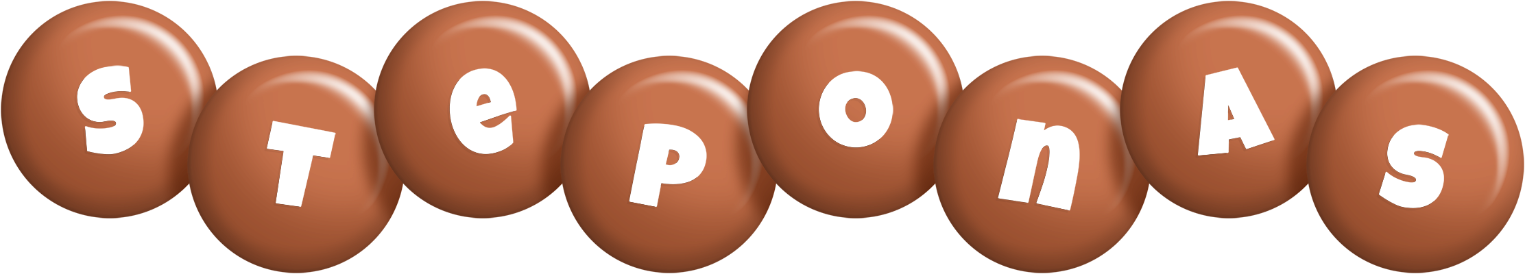 Steponas candy-brown logo
