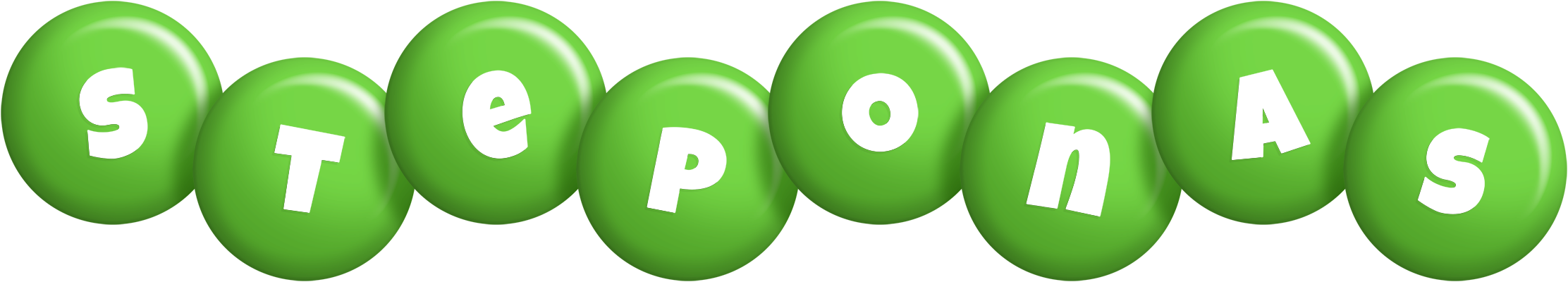 Steponas candy-green logo