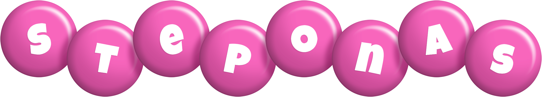 Steponas candy-pink logo
