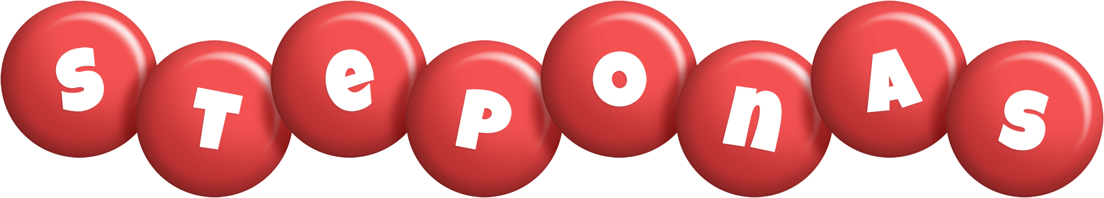 Steponas candy-red logo