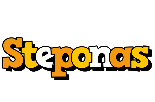 Steponas cartoon logo