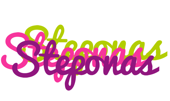 Steponas flowers logo