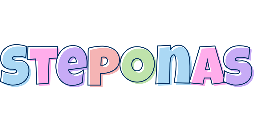 Steponas pastel logo