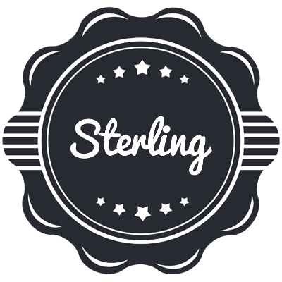Sterling badge logo