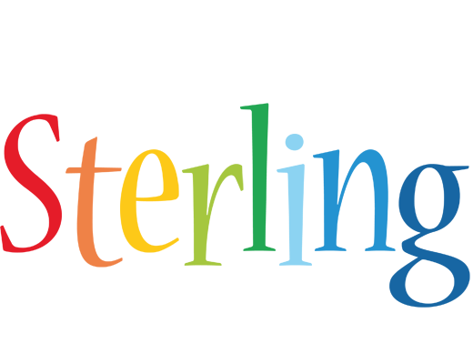 Sterling birthday logo