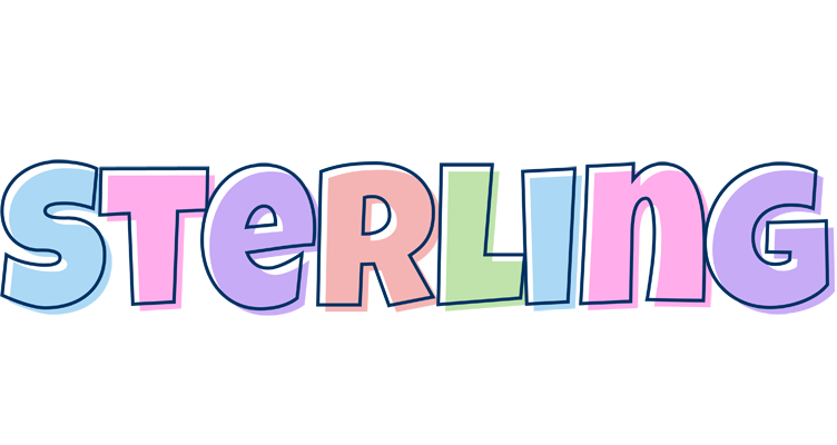 Sterling pastel logo