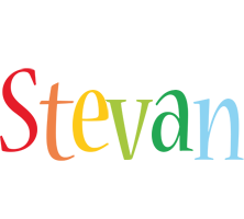 Stevan birthday logo