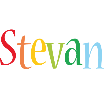 Stevan birthday logo