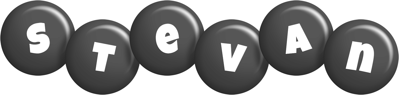 Stevan candy-black logo