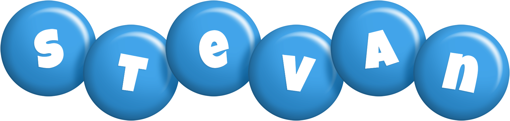 Stevan candy-blue logo