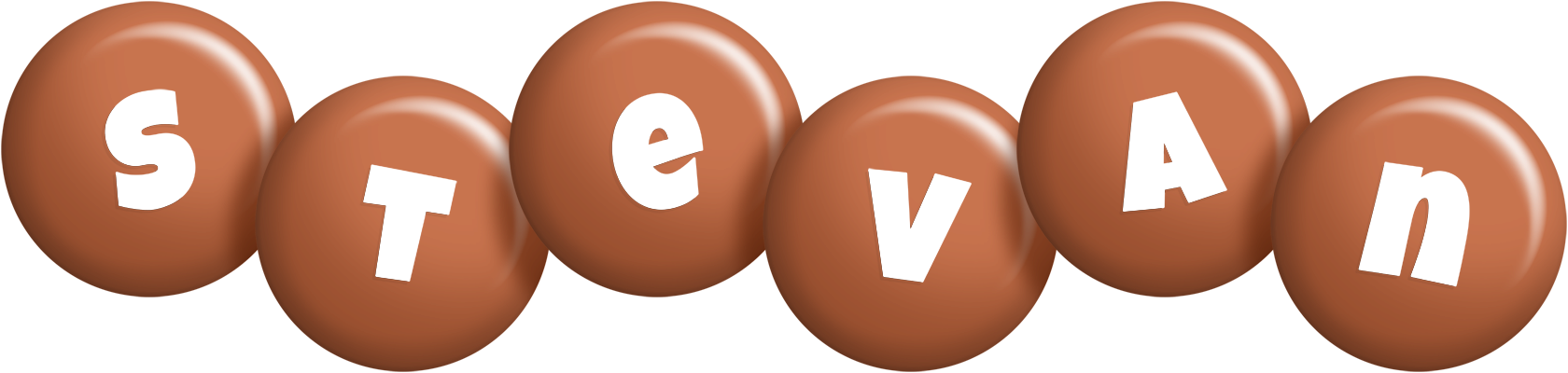 Stevan candy-brown logo