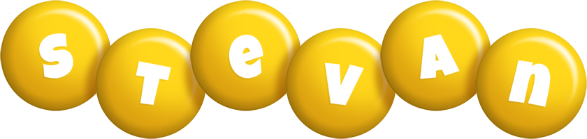 Stevan candy-yellow logo