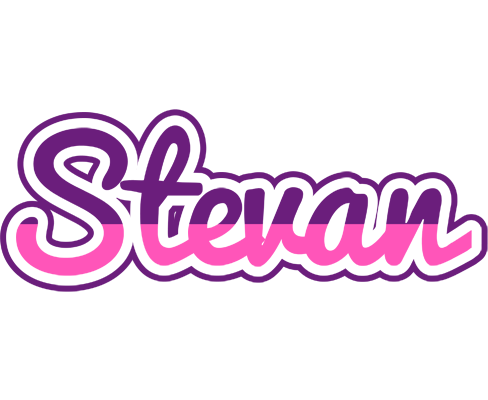 Stevan cheerful logo