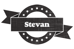 Stevan grunge logo