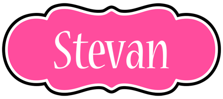 Stevan invitation logo