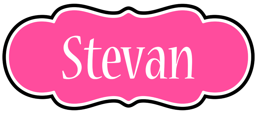 Stevan invitation logo
