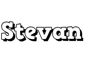 Stevan snowing logo