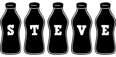 Steve bottle logo
