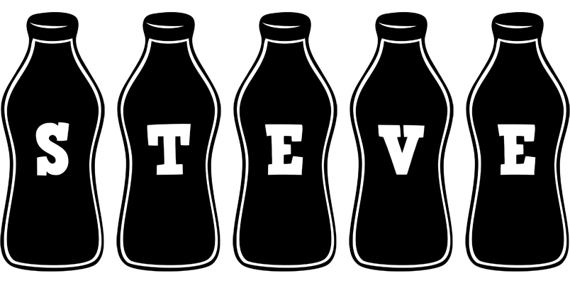 Steve bottle logo