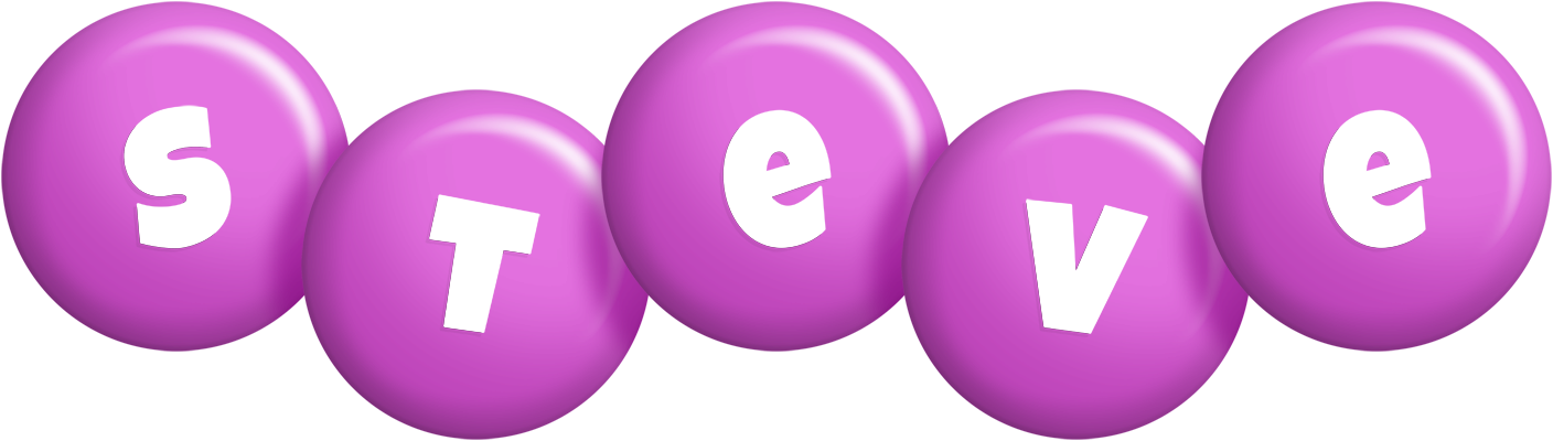 Steve candy-purple logo