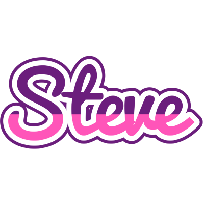 Steve cheerful logo