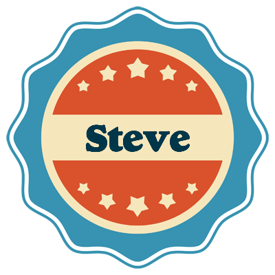 Steve labels logo